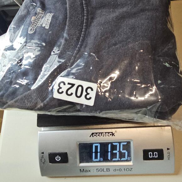 Carhartt Men's Work Short Sleeve T Shirt Black Size 2XL Tall 3023 - Picture 6 of 6